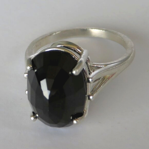 Natural Large Midnight Purple Spinel In Sterling Silver Ring, 9.94ct Size 8 - Picture 5 of 17